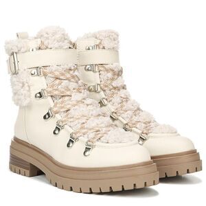 Sam Edelman Georgia Shearling Lace up boots Fisherman Core B11